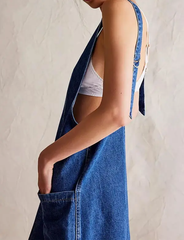 Pocket Denim Mini Dress