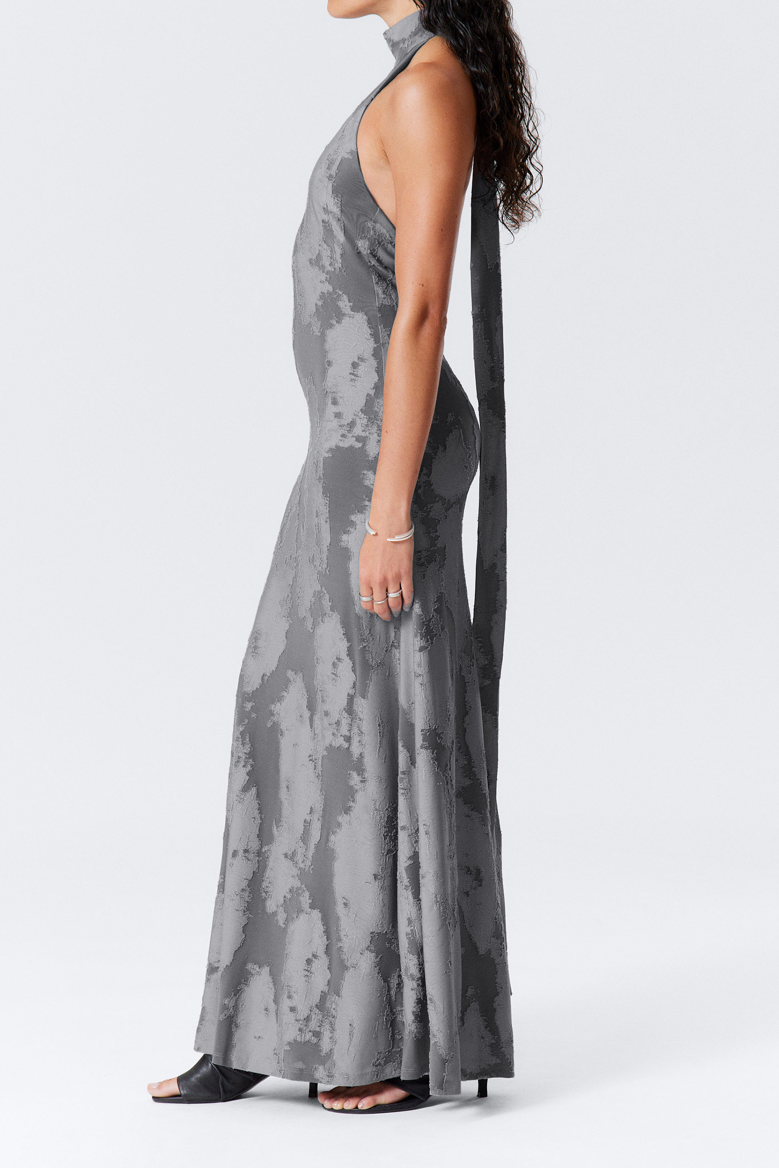Halter Neck Maxi Dress