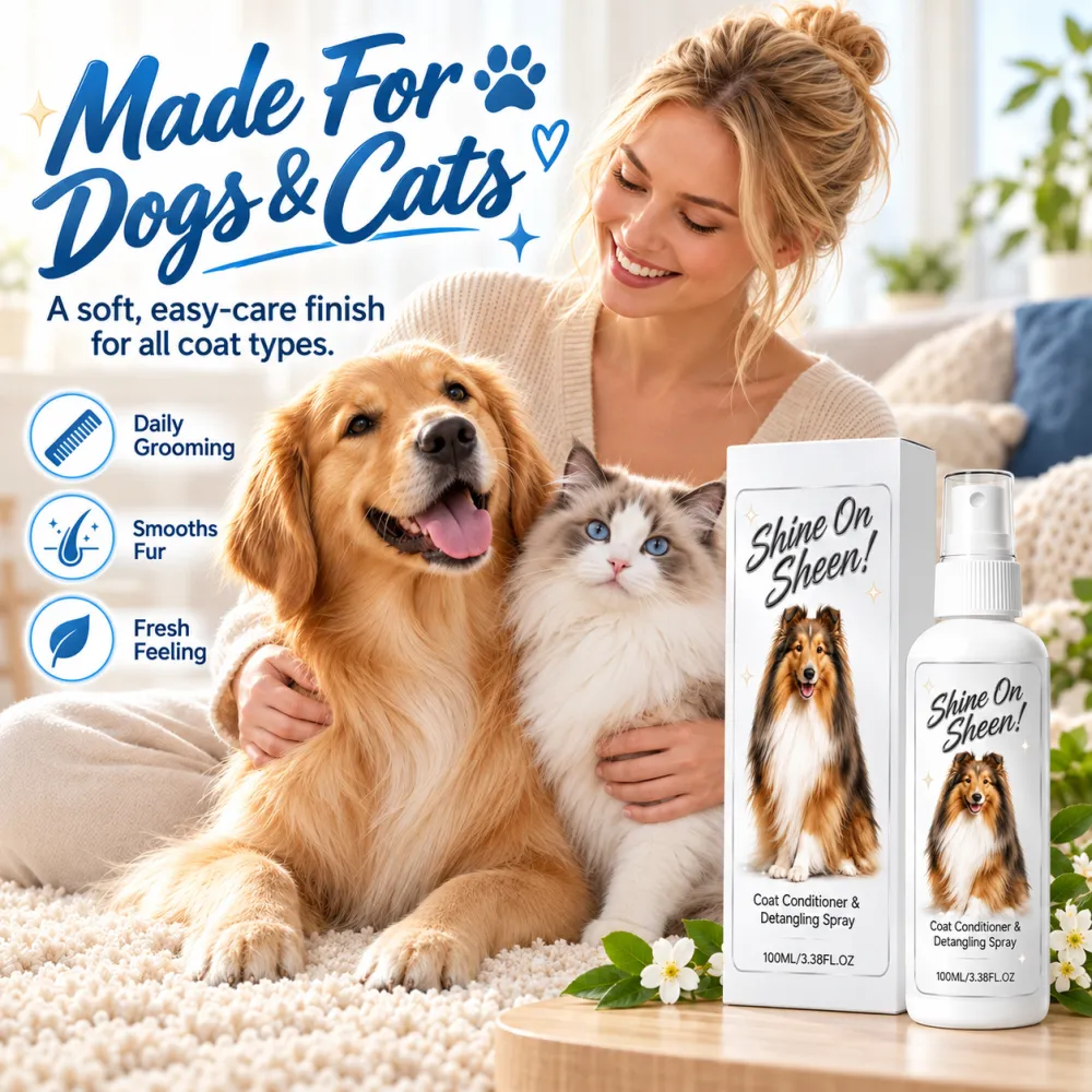 Pet Coat Detangling and Conditioning Spray