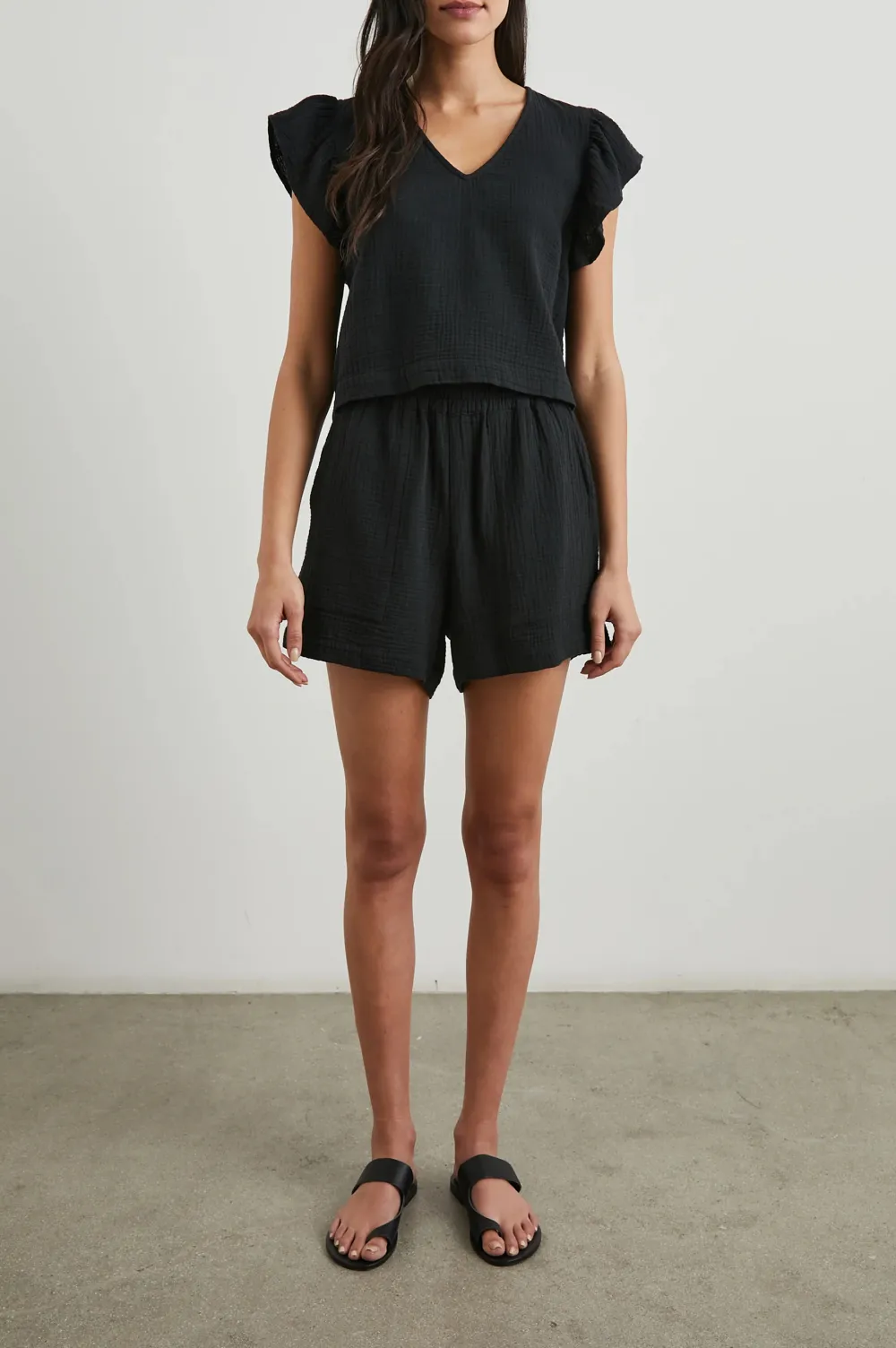 Loose Straight-Cut Loose Shorts