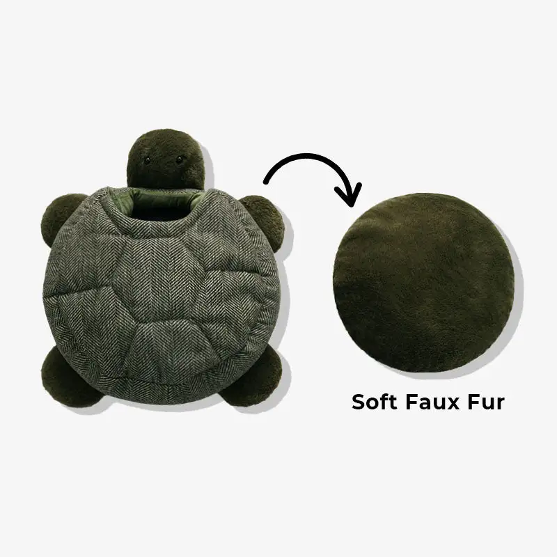 Turtle Wrapped-around Cat Sleeping Bag Bed