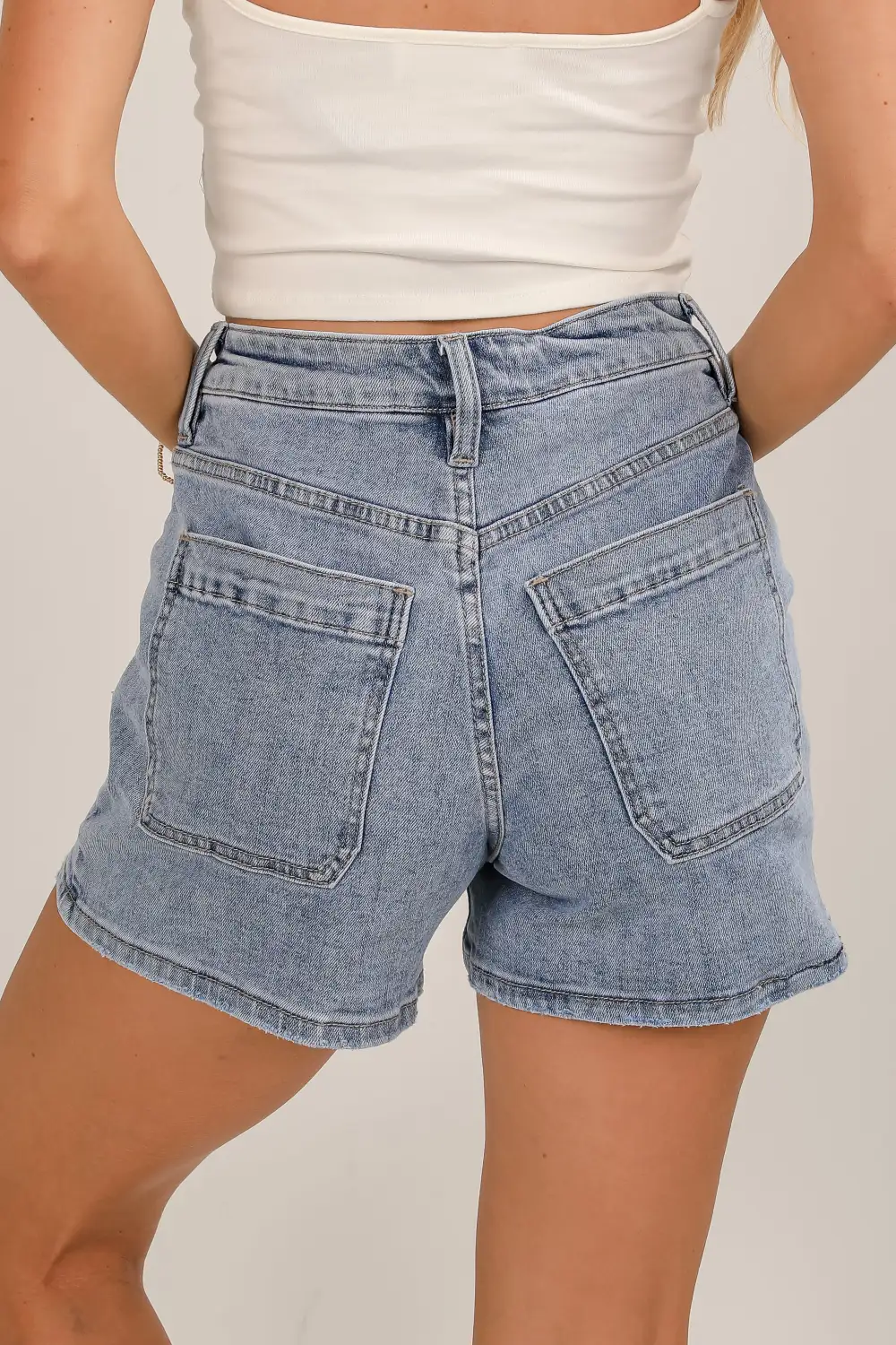 Utility High Rise Pocketed Shorts