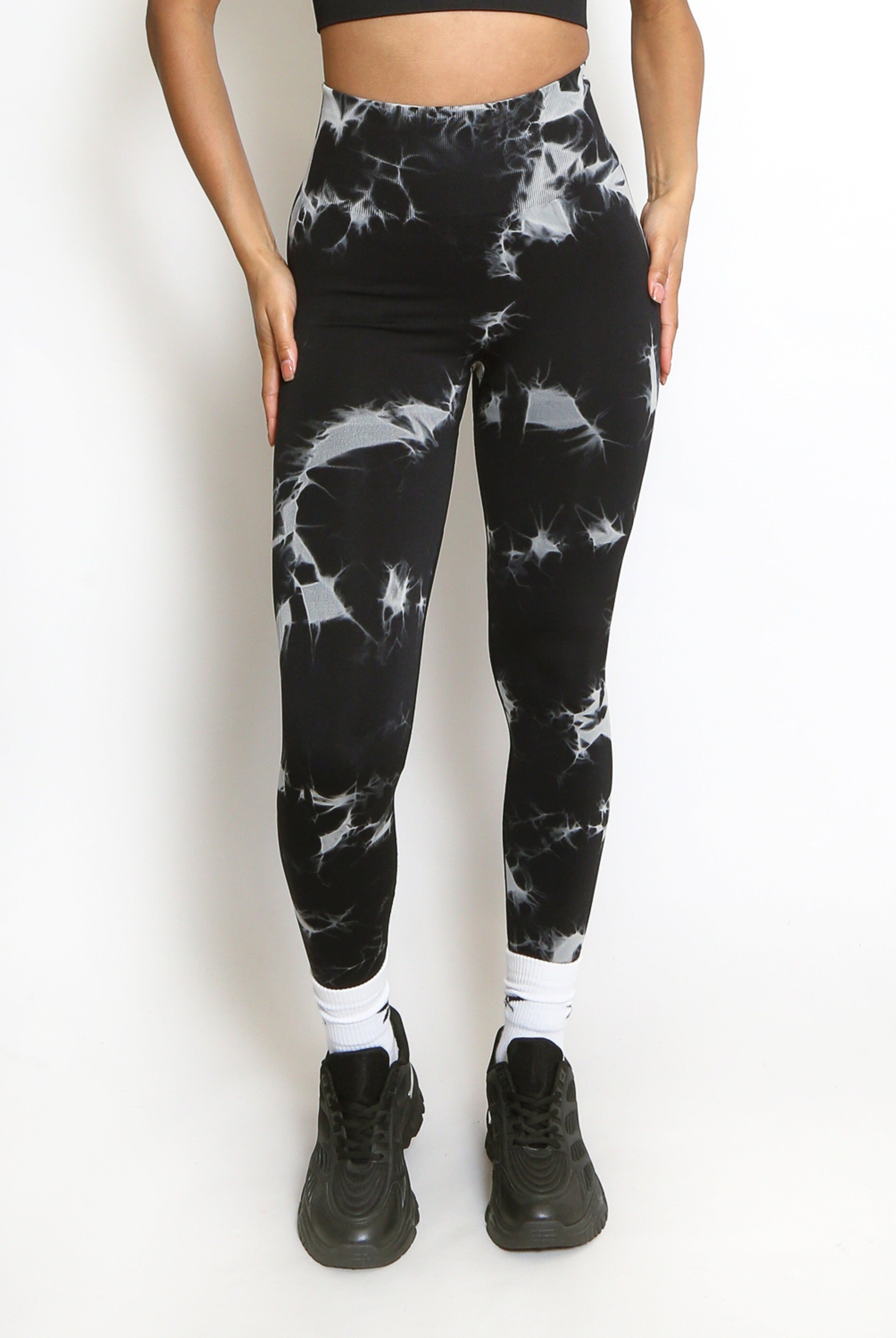 Tie Dye Print Bum Sculpt Leggings - Cecilia