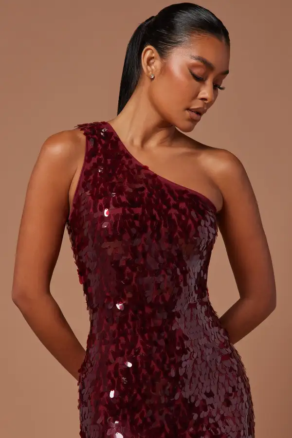 Karmen Payette Gown - Wine