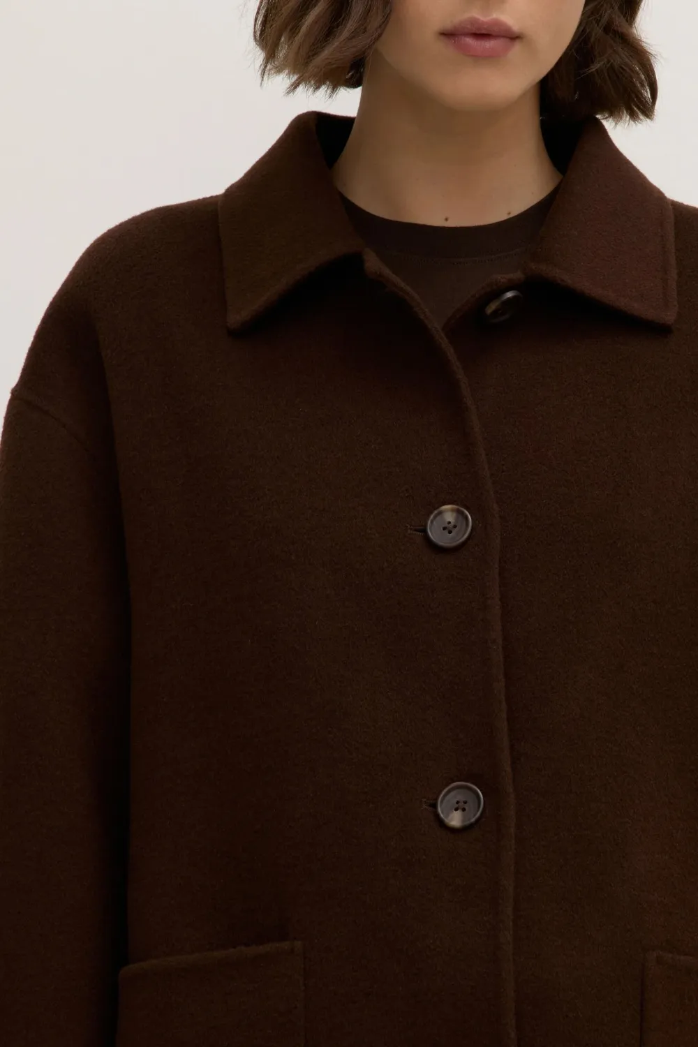 Double Sided Wool Short Jacket