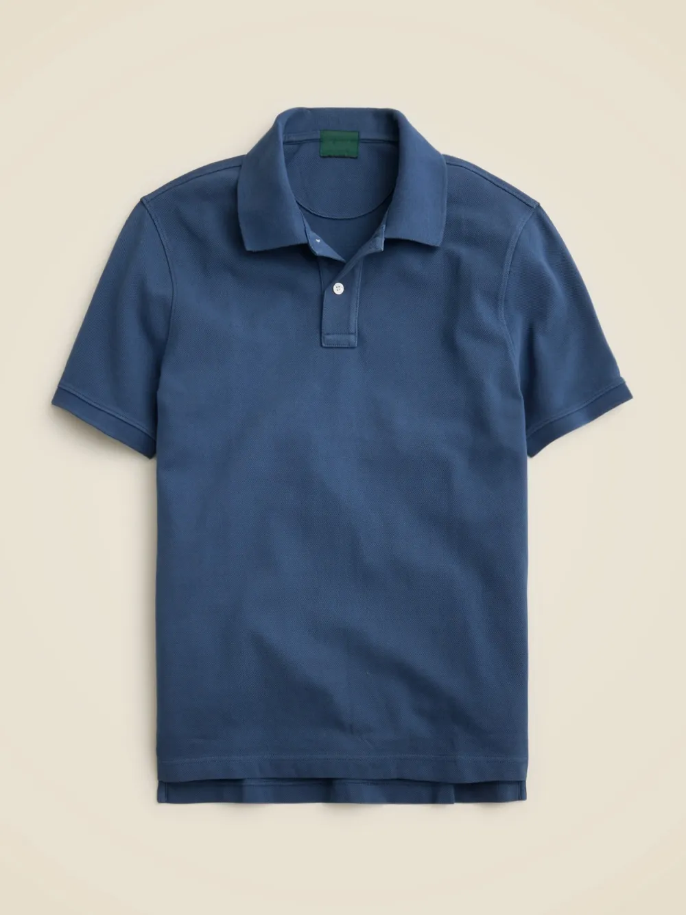 Navy Blue Short Sleeve Casual Polo Shirt