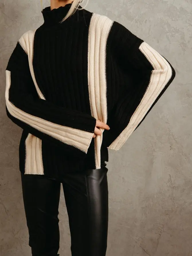 Color Block Sweater