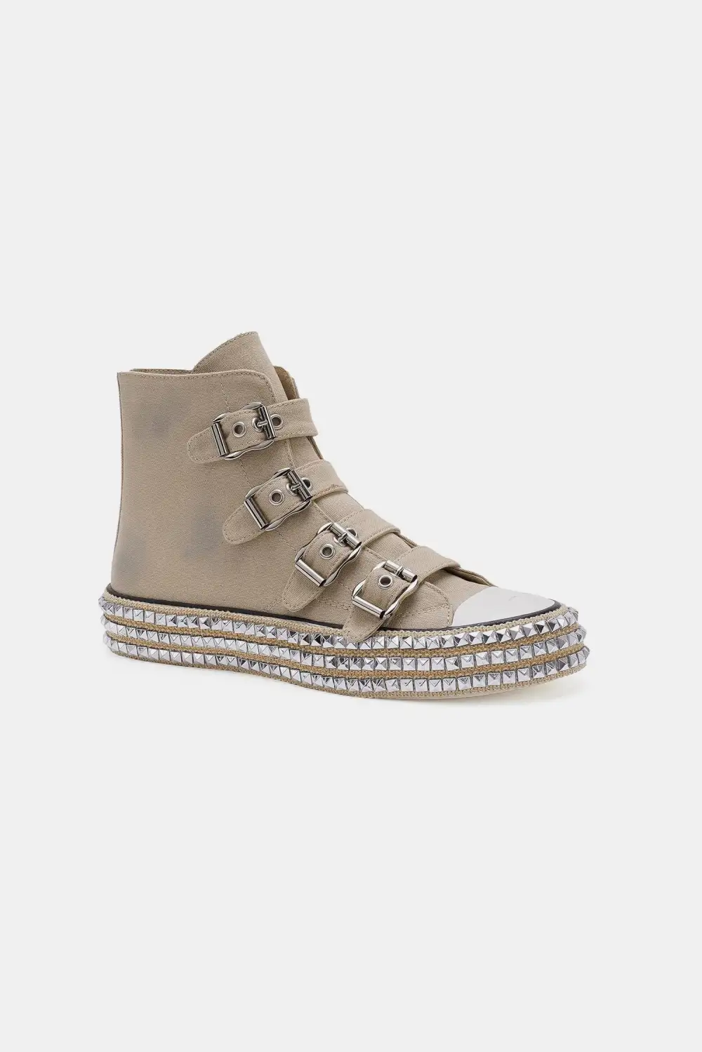 Easygoing Platform Buckle Sneakers