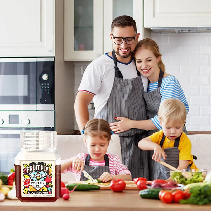 🍎🪰 Fruit Fly Trap Attractant – Easy Indoor Lure for Kitchens & Dining Areas