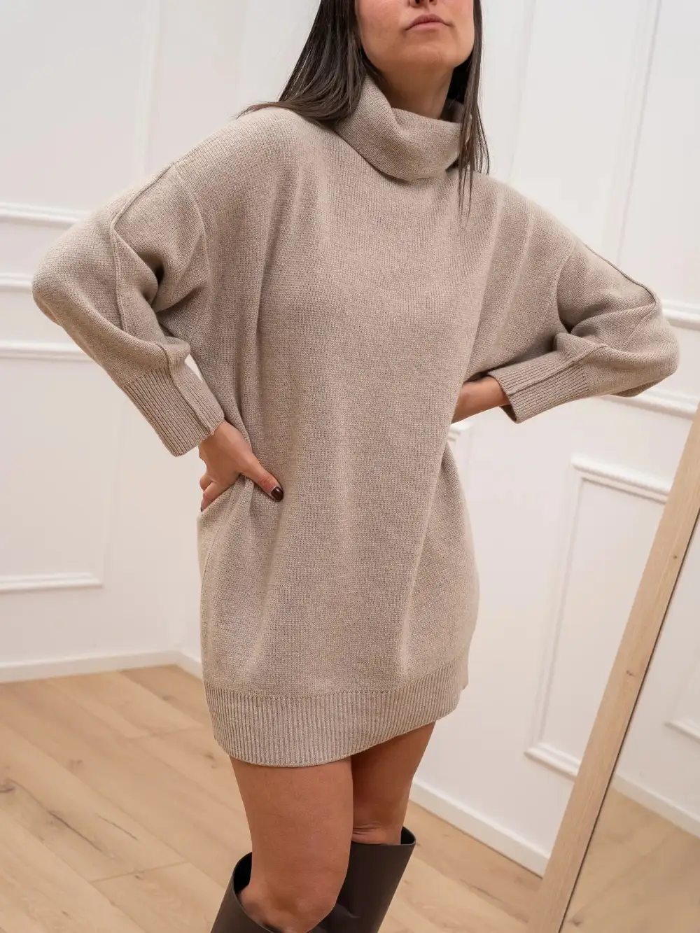 Meadow Easy Drape Mini Dress
