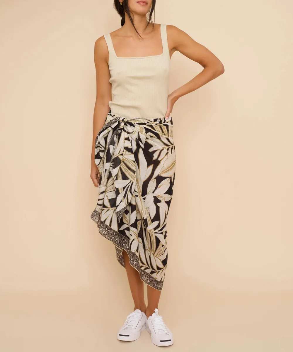 Art Graphic Casual Style Wrap