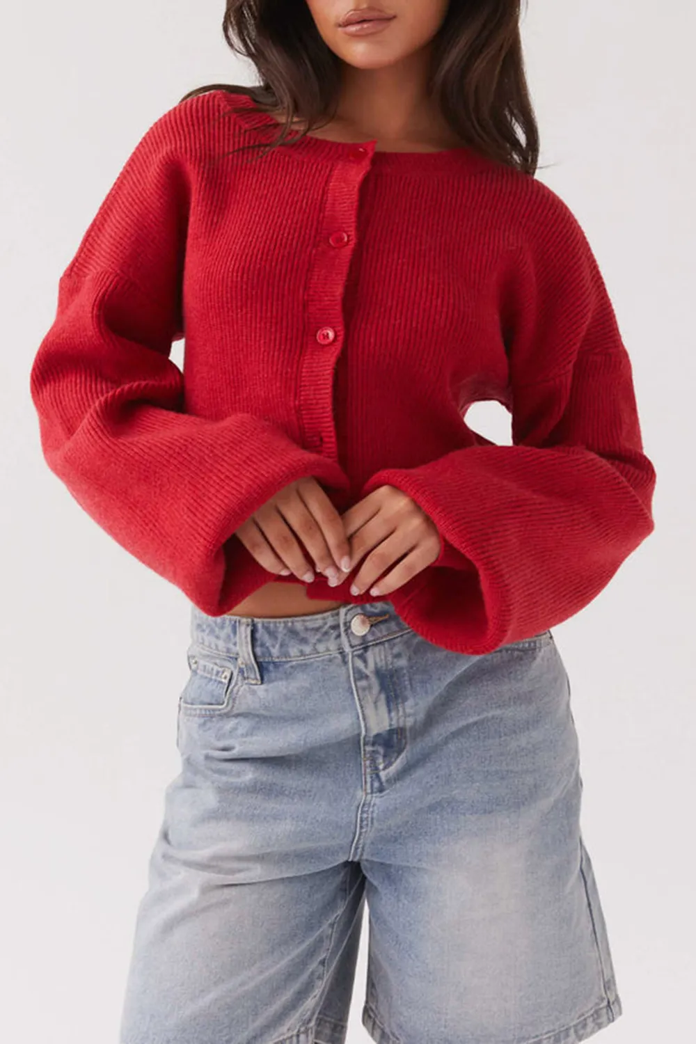 Commuting Style Knit Cardigan