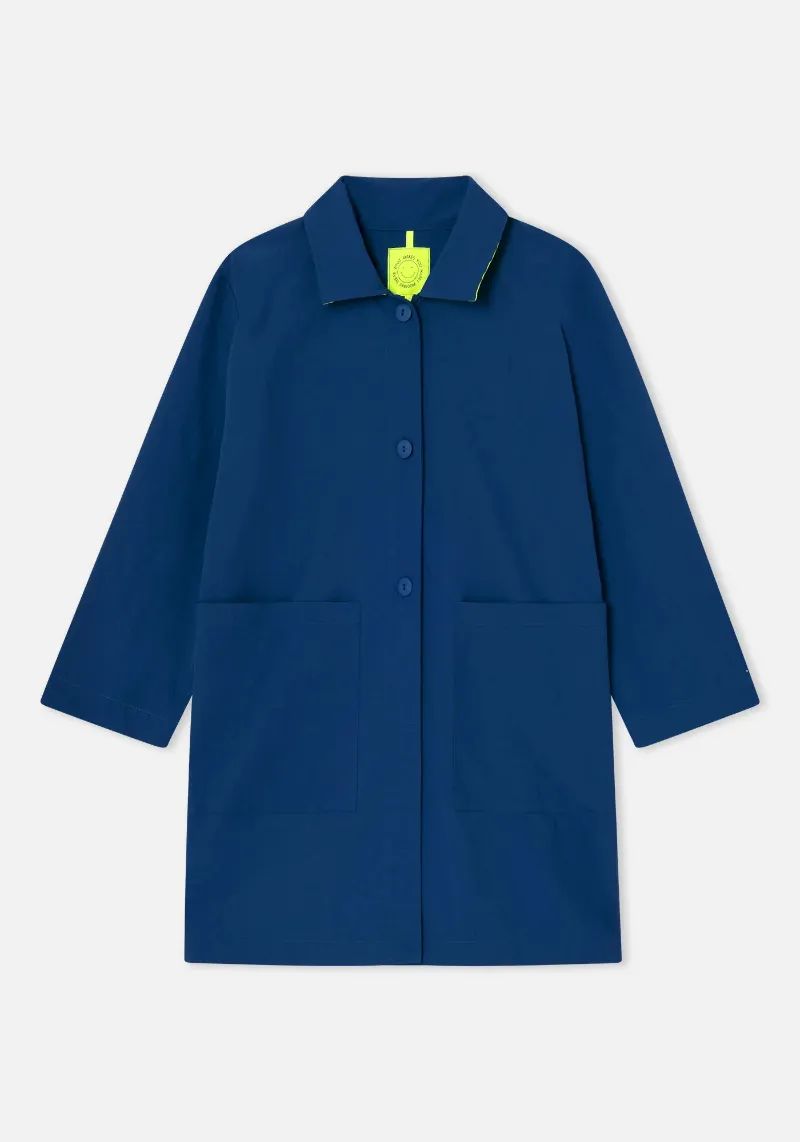 BLUE NUBE TRENCH COAT