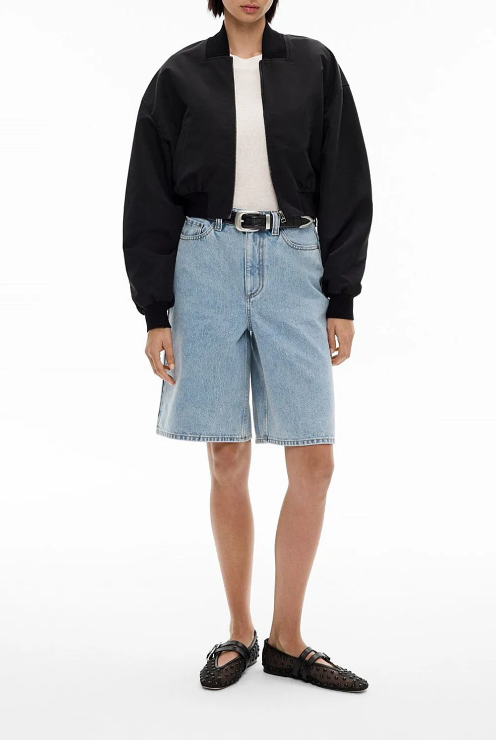 Knitted Rib T-Shirt