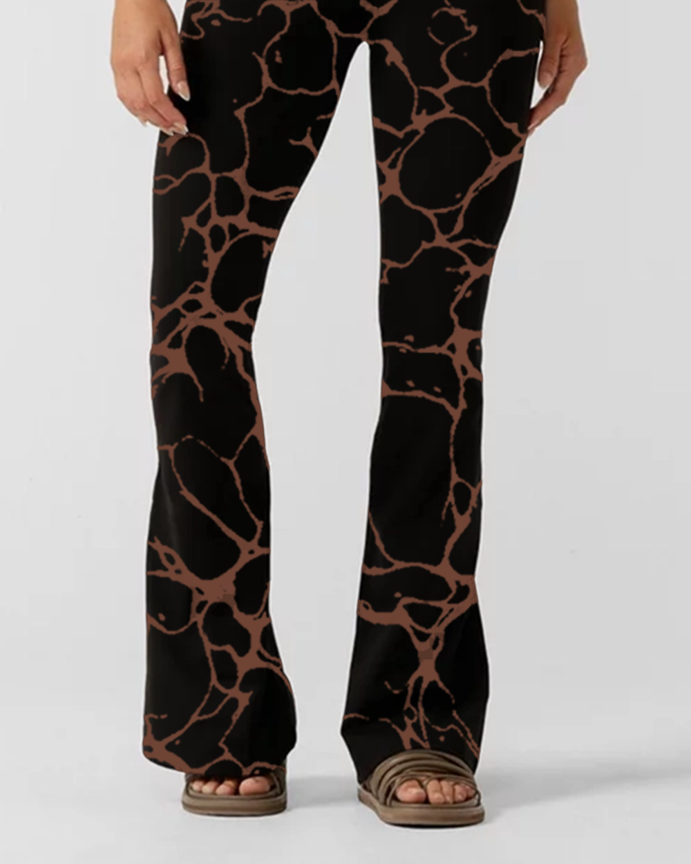 Lotus Flared Full Length Leggings