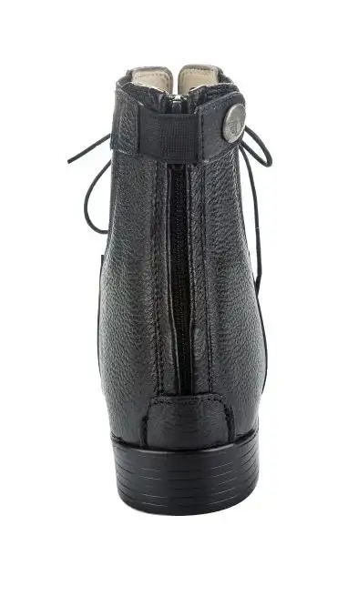 Lace-Up Leather Riding Boots