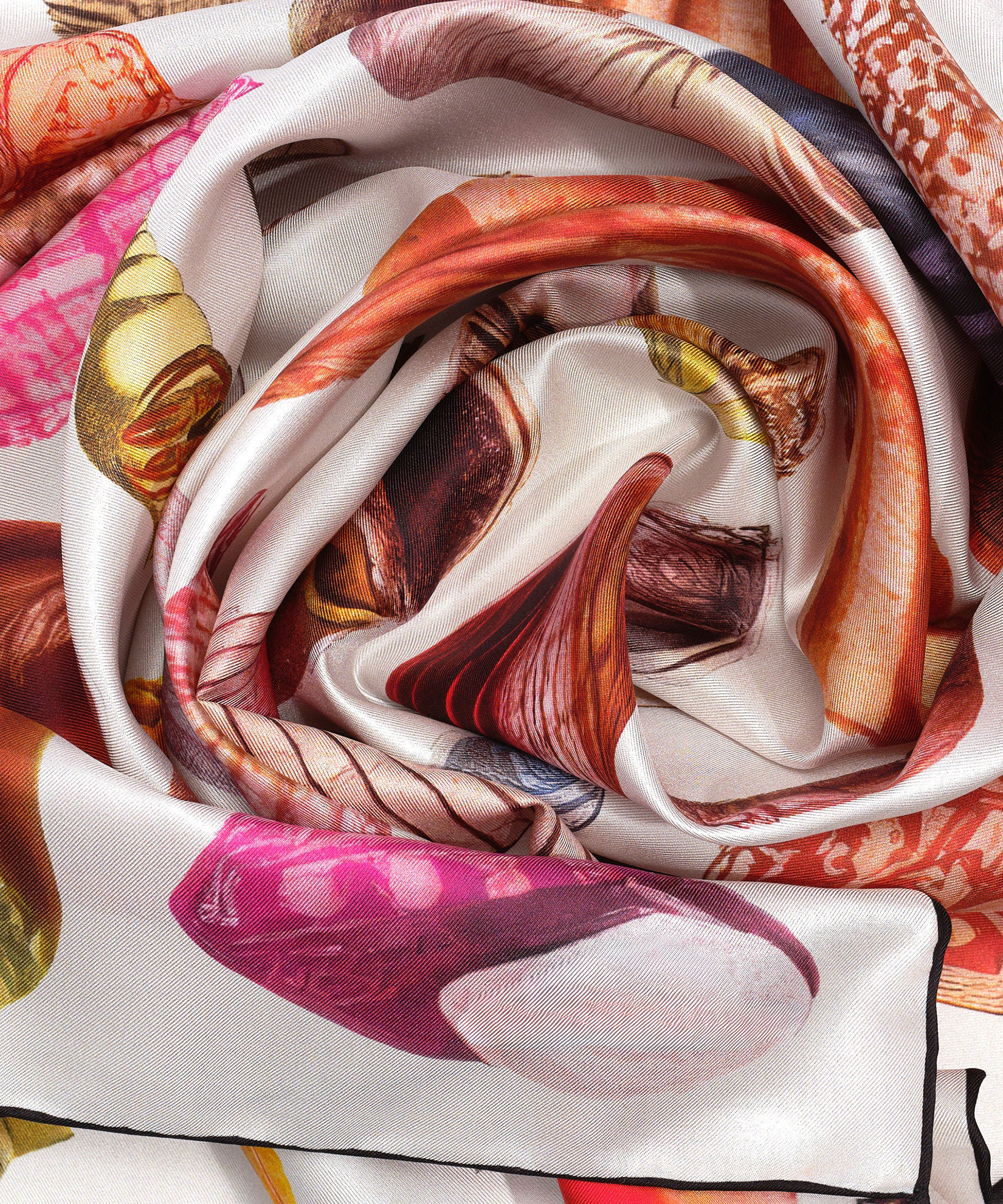 Sea Treasures Casual Style Silk Square Scarf