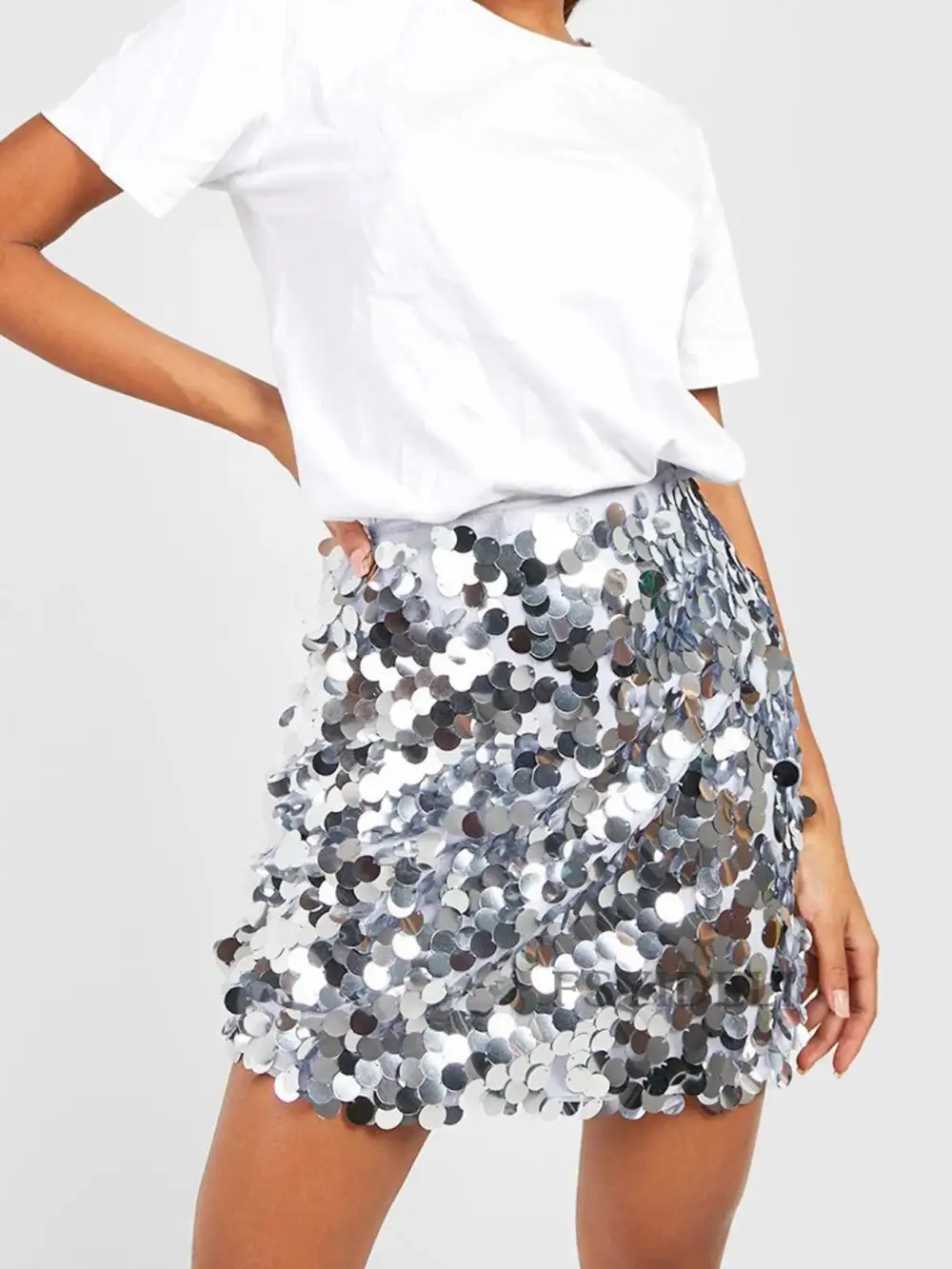 Easygoing Sequin Sequin Mini Skirt