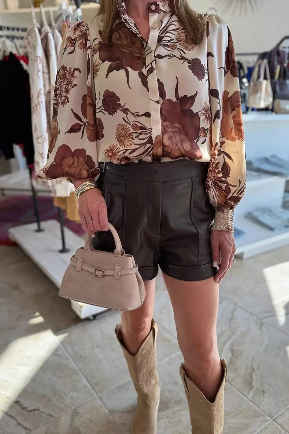 Easygoing Floral Printed Shirt