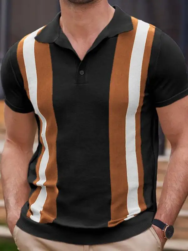 Everyday Striped Short Sleeve Shirt