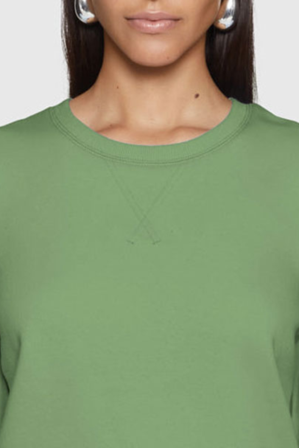 Green Long Sleeve Top