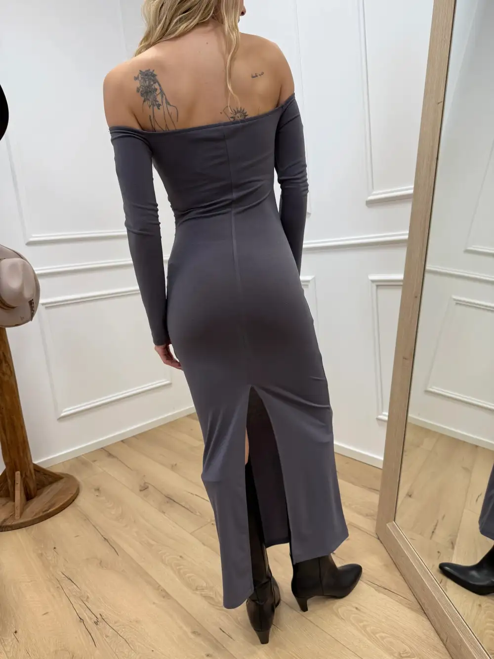 Maxi Ruched Jersey Dress