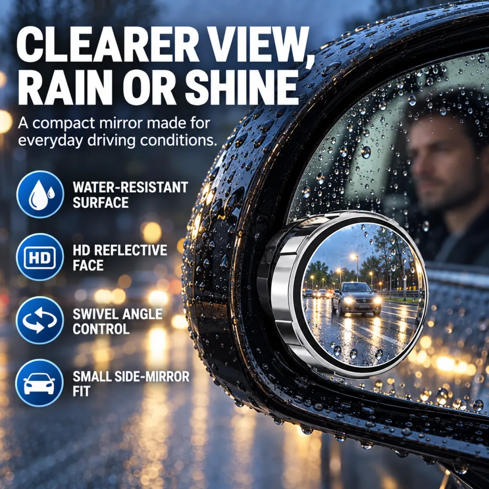 Round Blind Spot Mirror for Car Rearview