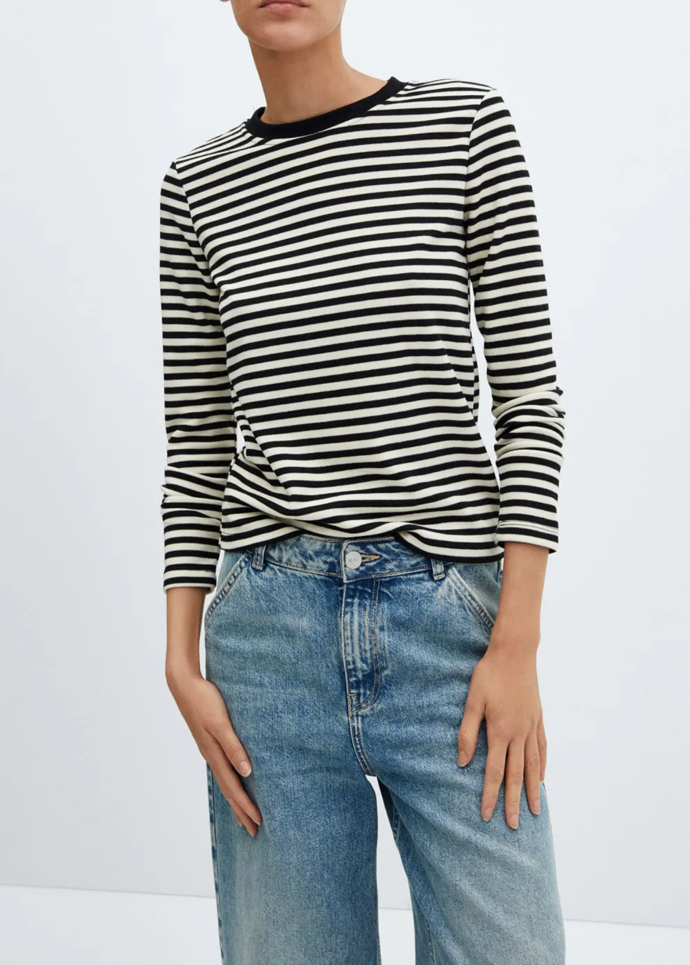 Striped long sleeves t-shirt