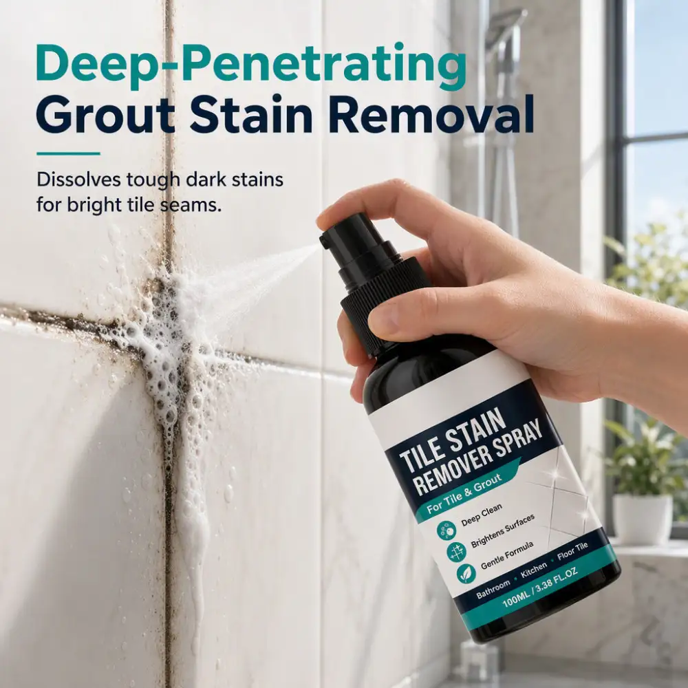 Ceramic tile cleaning agent