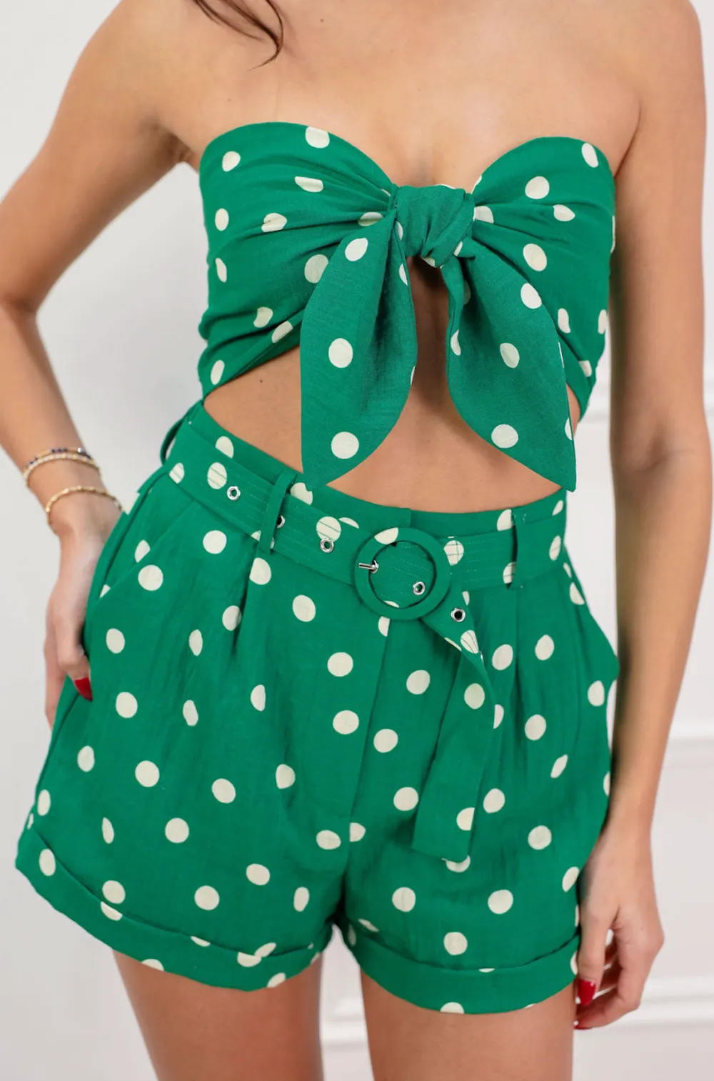 Modern Dot Shorts Set