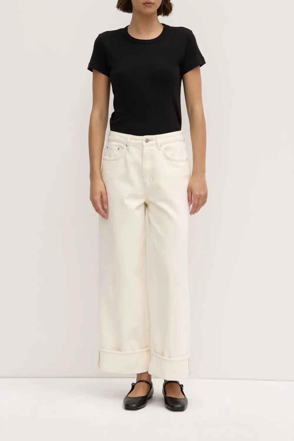 Metal Zipper Jeans