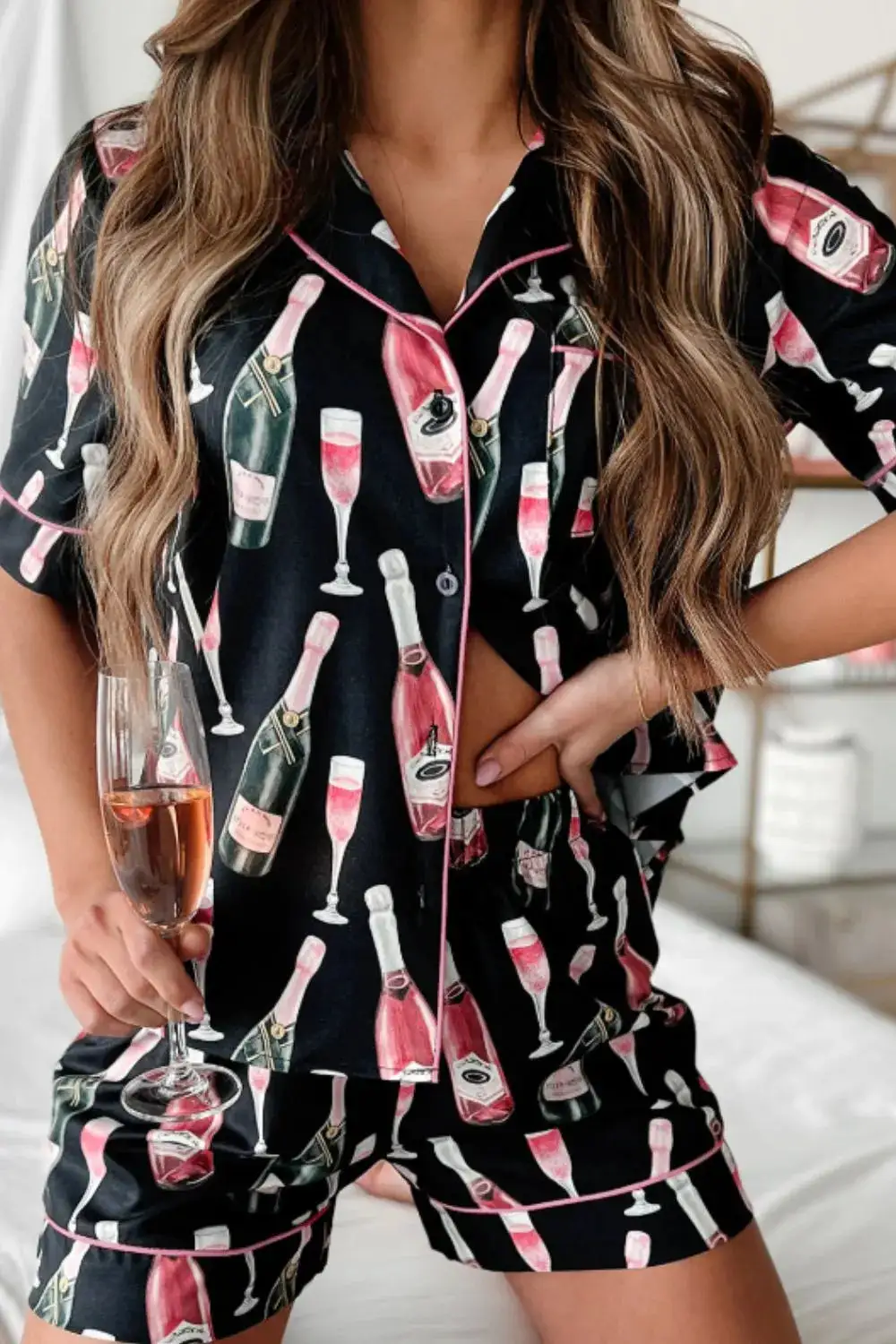 Comfortable Everyday Pajama Set Black