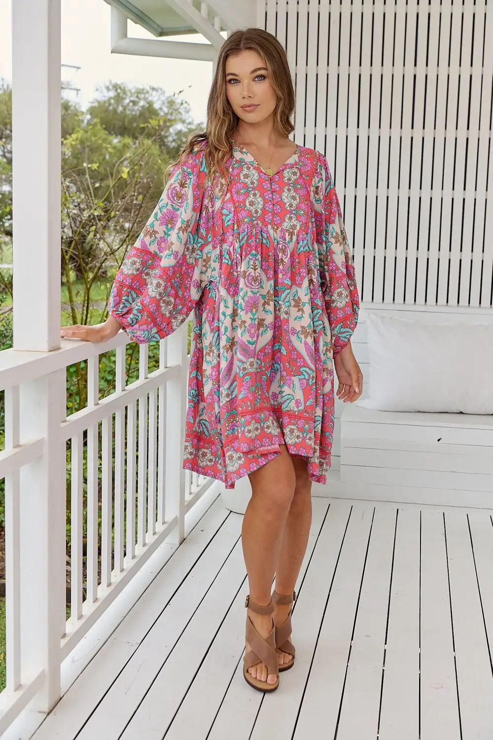 Adela Mini Dress - Daiquiri