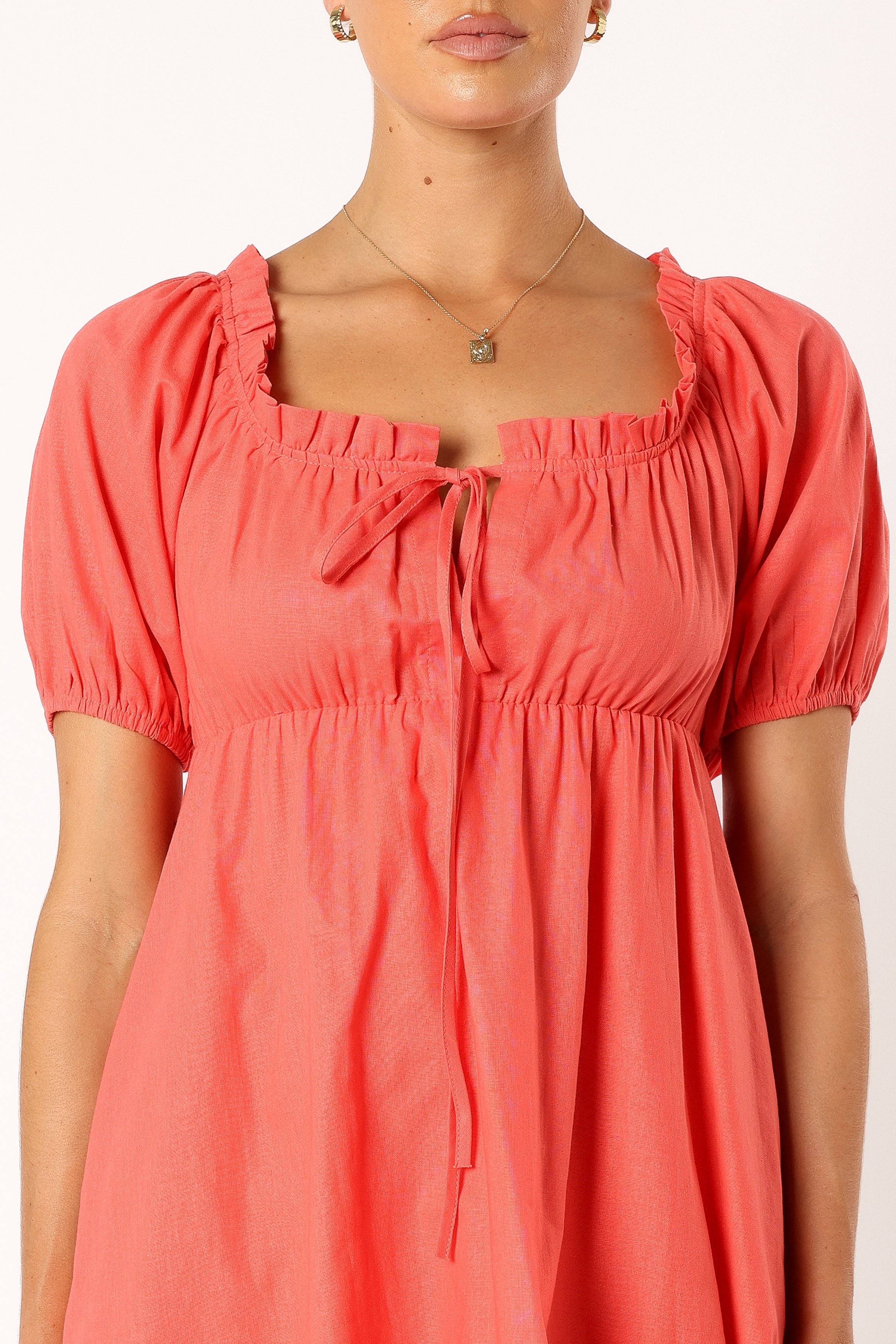 Taylin Mini Dress - Coral