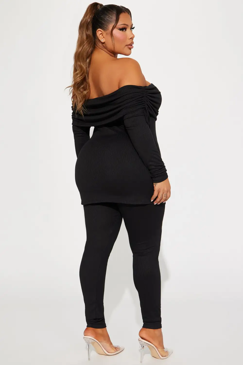 Pretty Girl Legging Set - Black