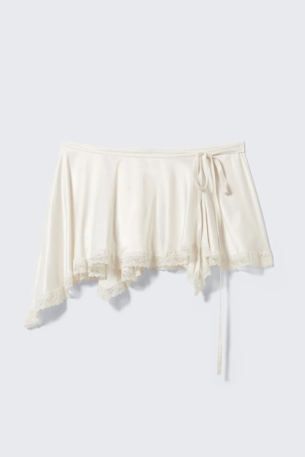Patchwork Lace Mini Skirt