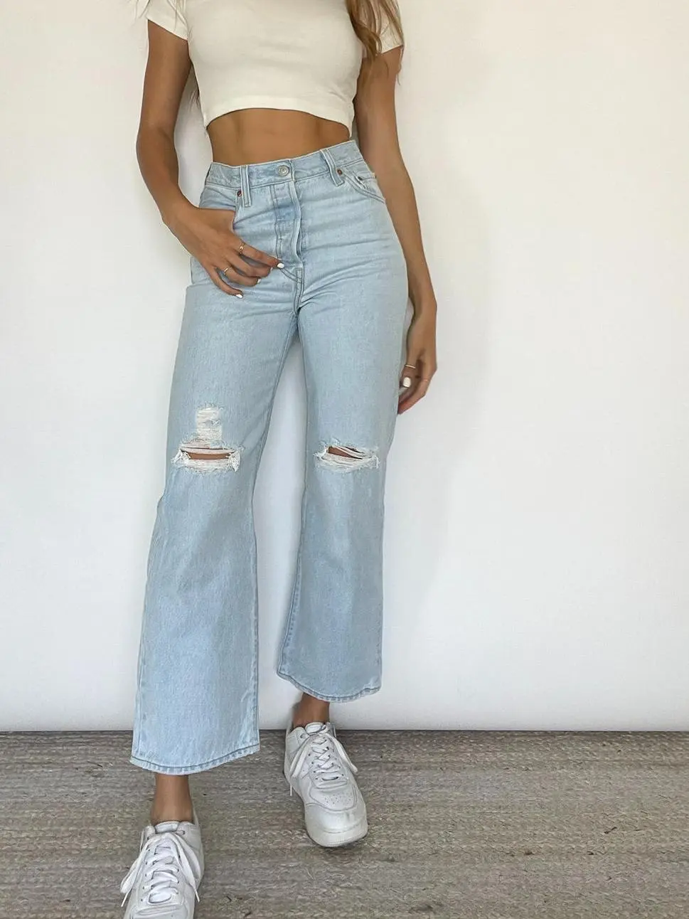 Straight Ankle Jeans