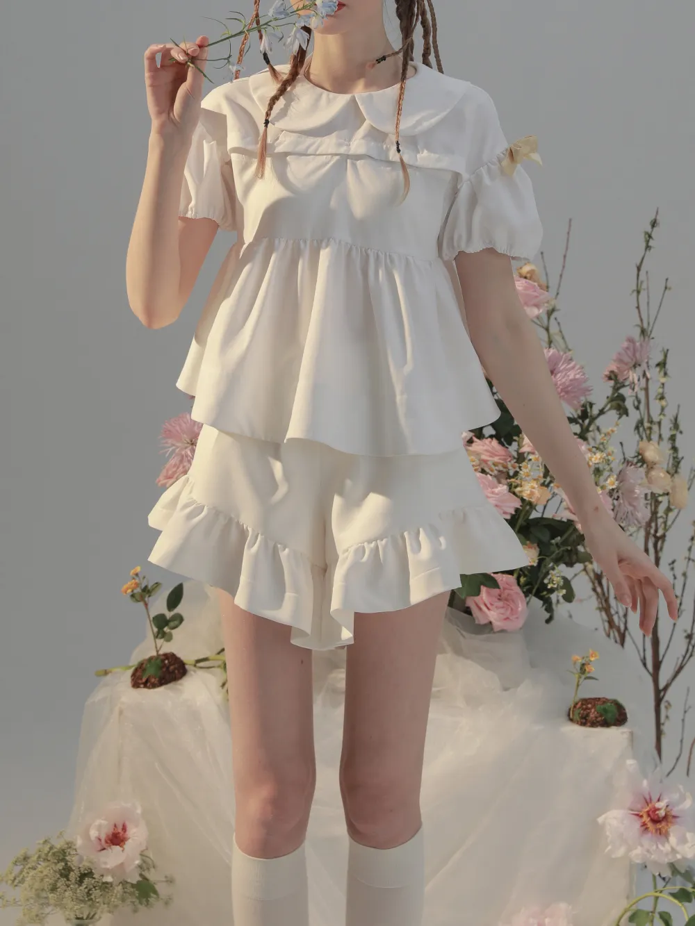 Everyday Casual Polyester Shorts
