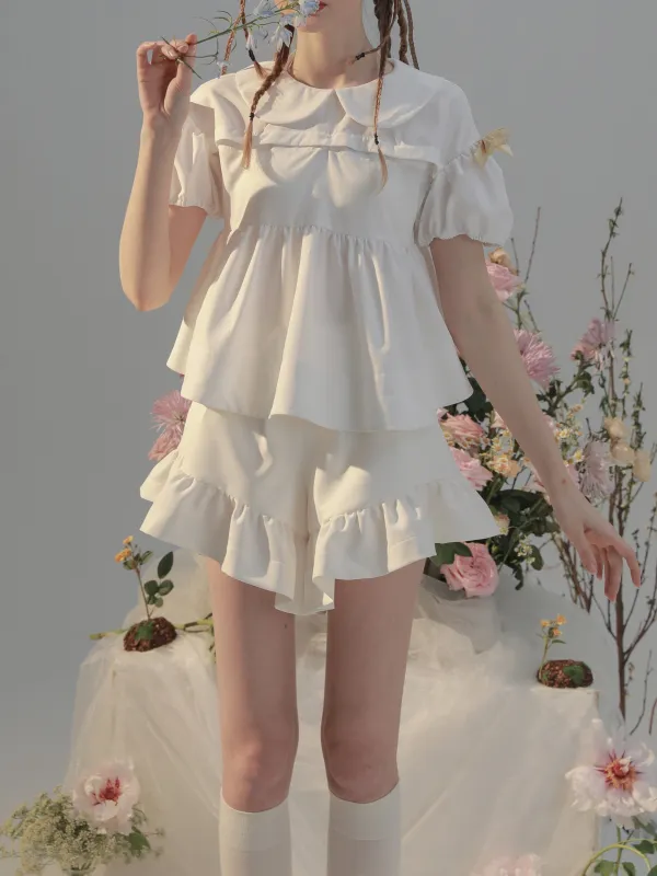 Everyday Casual Polyester Shorts