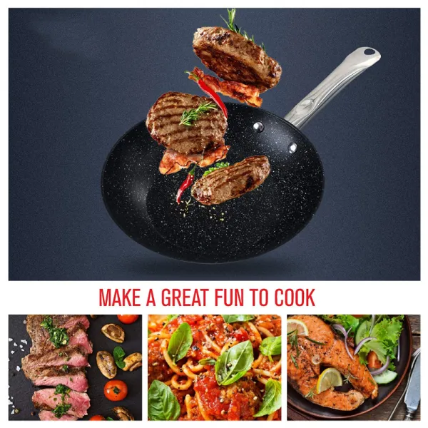 Non-stick induction cookware sets