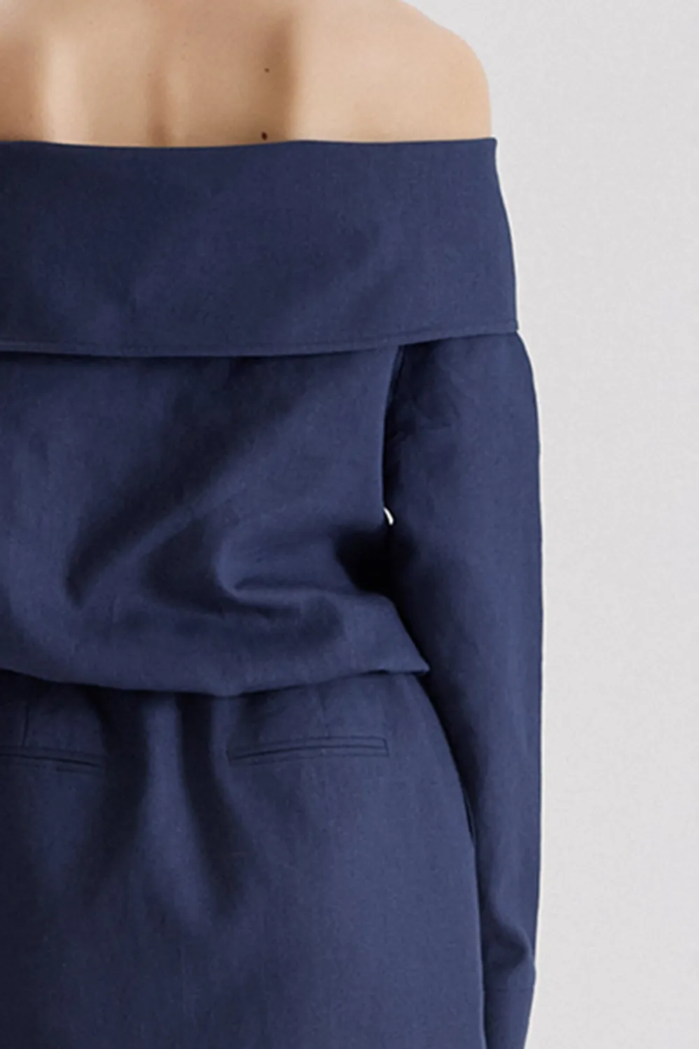 Mini Dress-Navy Blue