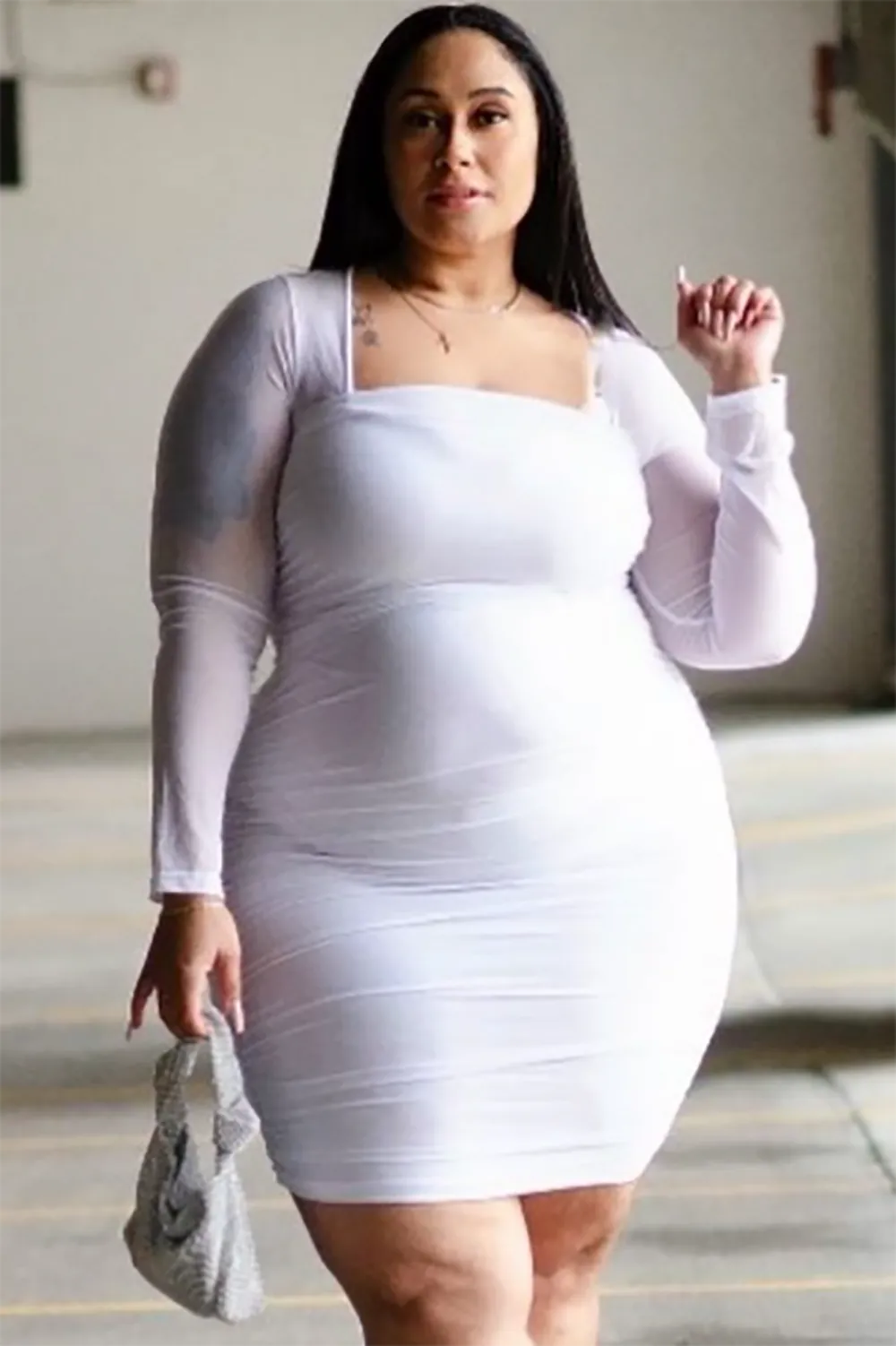 Oh So Fresh Mini Dress - White