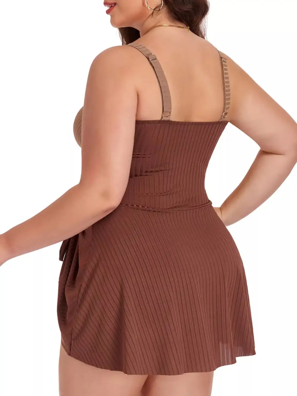 Island Ruched Swim Dress
