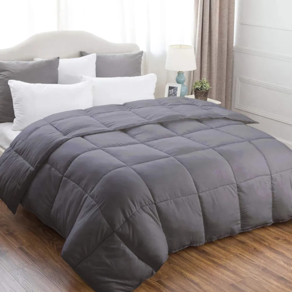 (Store Closing Sale) Premium Quality Heavy Quilted Comforter - Duvet Insert - Stand Alone Comforter - with Corner Tabs -Hypoallergenic -Plush Microfiber Fill