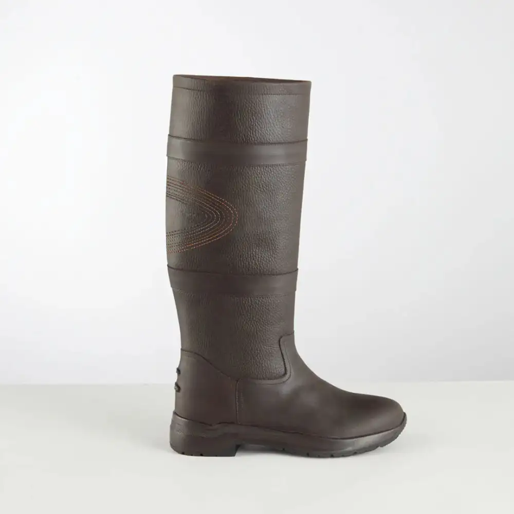 Classic Weather-Ready Leather Riding Boots