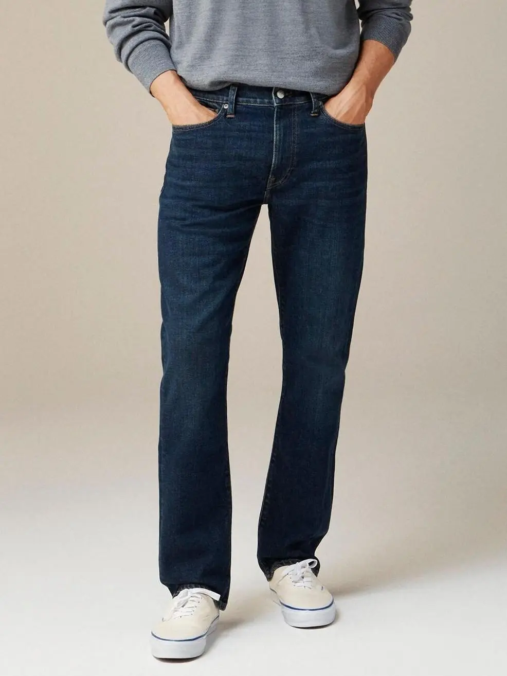 High Waisted Straight Leg Jeans