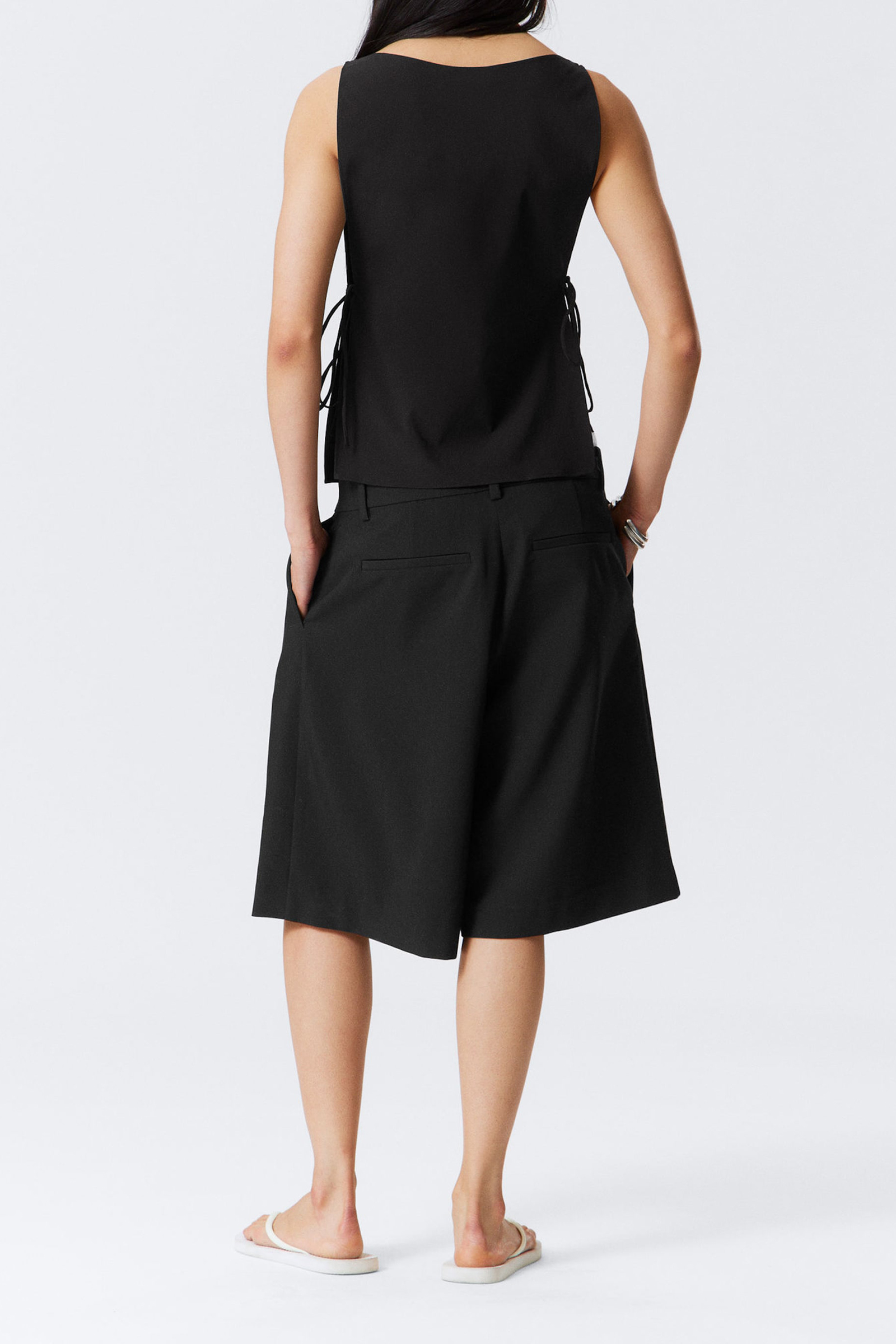 Side Tied Boat Neck Tank