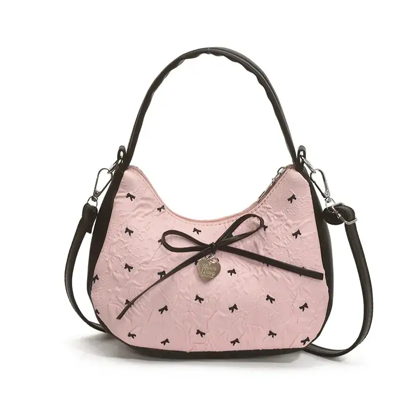 Bow Accent Shoulder Bag