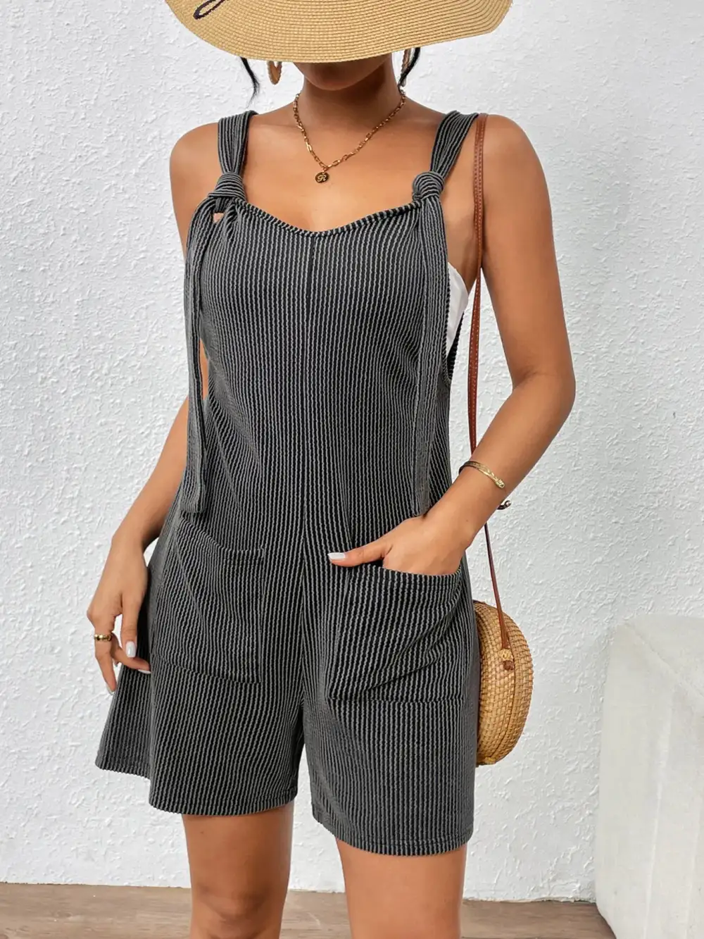 Easygoing Pocket Jumpsuit Romper
