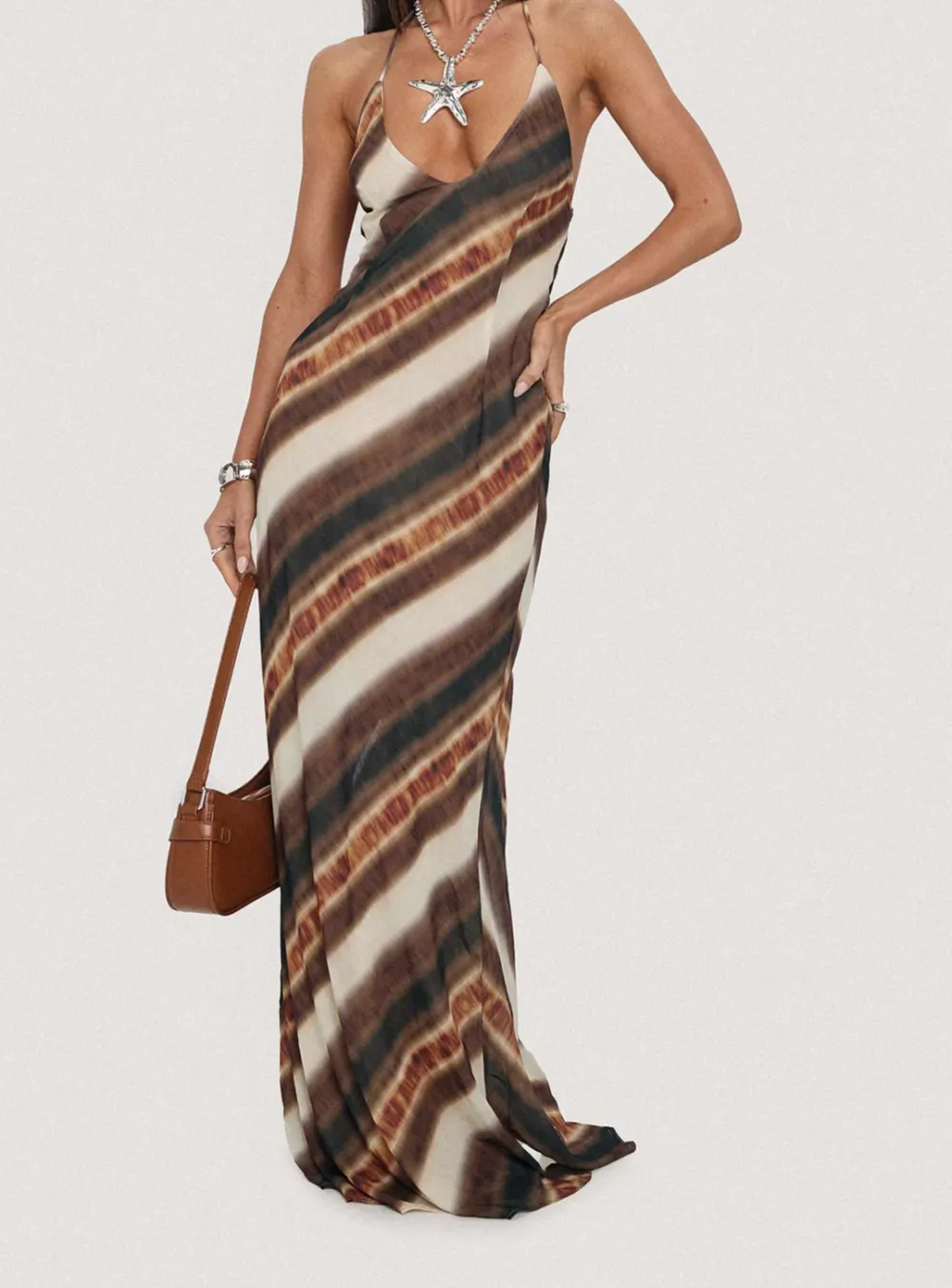Polished Event Halter Maxi Dress
